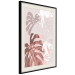 Poster Pastel Monstera - abstraction in tropical leaves on a light background 119255 additionalThumb 3
