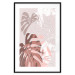 Poster Pastel Monstera - abstraction in tropical leaves on a light background 119255 additionalThumb 17