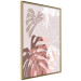 Poster Pastel Monstera - abstraction in tropical leaves on a light background 119255 additionalThumb 12