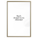 Poster Don't Forget to Be Awesome! - black English texts on a white background 122955 additionalThumb 14