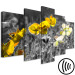 Canvas Print Yellow Poppies (5 Parts) Wide 123055 additionalThumb 6