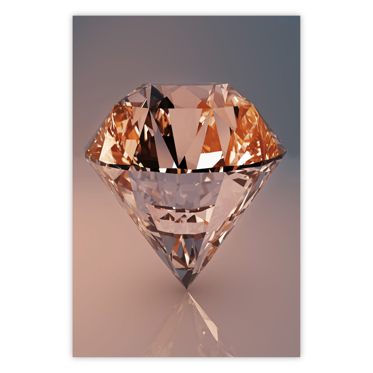Poster Diamond Roads - luxury sparkle and perfectly shaped stone 123855
