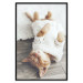 Wall Poster Lazy Cat - brown animal in a white sweater on a wooden floor 124455 additionalThumb 18