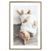 Wall Poster Lazy Cat - brown animal in a white sweater on a wooden floor 124455 additionalThumb 14