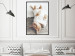 Wall Poster Lazy Cat - brown animal in a white sweater on a wooden floor 124455 additionalThumb 3
