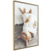 Wall Poster Lazy Cat - brown animal in a white sweater on a wooden floor 124455 additionalThumb 12