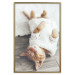 Wall Poster Lazy Cat - brown animal in a white sweater on a wooden floor 124455 additionalThumb 16
