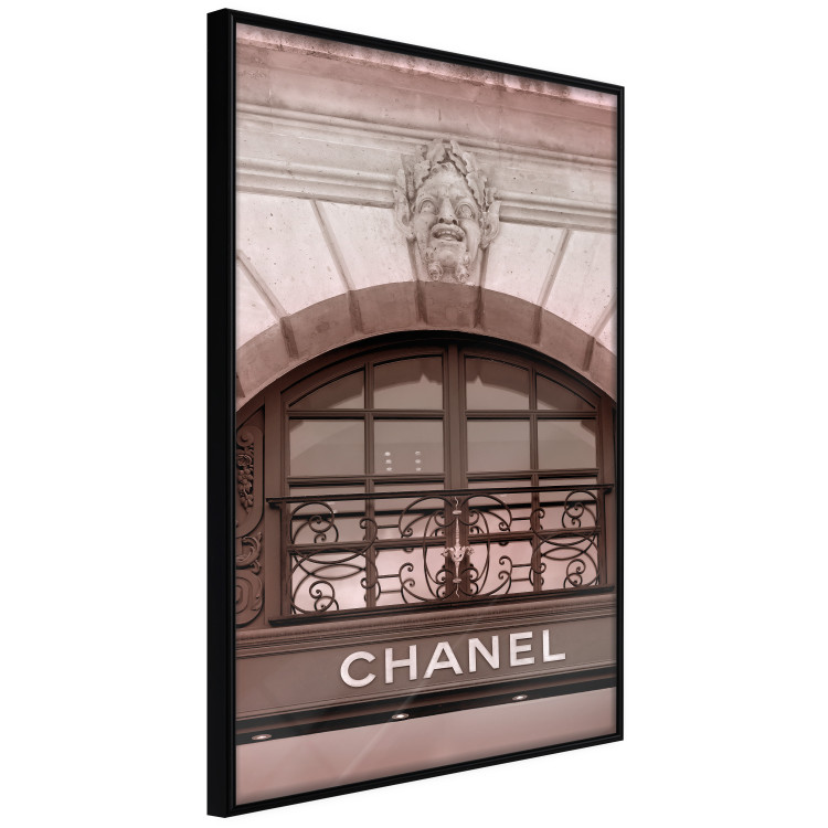 Poster Chanel Boutique - building architecture with the fashion company's name and sculpture 125755 additionalImage 10