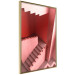 Wall Poster Stairs to Nowhere - abstract red staircase 126555 additionalThumb 14
