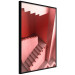 Wall Poster Stairs to Nowhere - abstract red staircase 126555 additionalThumb 11