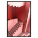 Wall Poster Stairs to Nowhere - abstract red staircase 126555 additionalThumb 16