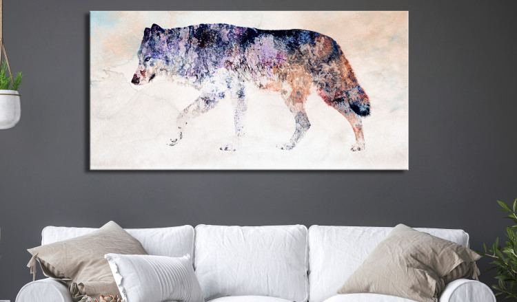 Large canvas print Lonely Wolf II [Large Format] 126955 additionalImage 5