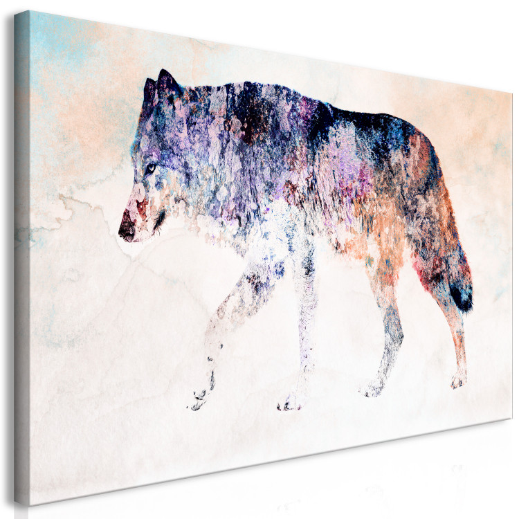 Large canvas print Lonely Wolf II [Large Format] 126955 additionalImage 2
