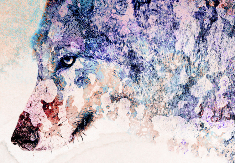 Large canvas print Lonely Wolf II [Large Format] 126955 additionalImage 4