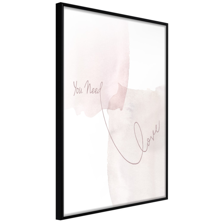 Wall Poster You Need Love - English inscription on light watercolor background 127855 additionalImage 11