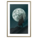 Poster Beautiful Full Moon - sky and forest tree landscape against the night backdrop 129155 additionalThumb 14