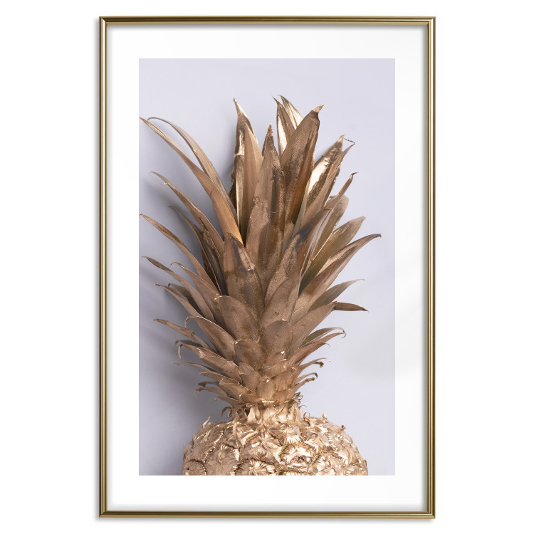 Wall Poster Golden Fruit - summer composition with tropical plant on a uniform background 129355 additionalImage 14