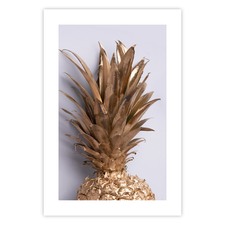 Wall Poster Golden Fruit - summer composition with tropical plant on a uniform background 129355 additionalImage 25