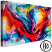 Canvas Art Print Spacetime (1-piece) Wide - abstract colorful strokes 129955 additionalThumb 6