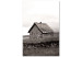 Canvas Fisherman's Hut (1-piece) Vertical - landscape of mountain architecture 130255