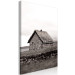 Canvas Fisherman's Hut (1-piece) Vertical - landscape of mountain architecture 130255 additionalThumb 2