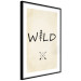 Wall Poster Wild Nature - English text with a tree element on a beige background 130455 additionalThumb 8