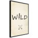 Wall Poster Wild Nature - English text with a tree element on a beige background 130455 additionalThumb 13