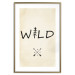 Wall Poster Wild Nature - English text with a tree element on a beige background 130455 additionalThumb 26