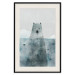 Wall Poster Polar Bear - animal in water with fish against a winter composition background 130755 additionalThumb 19
