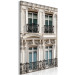Canvas Print Windows in tenement house - photo of French capital architecture 132255 additionalThumb 2