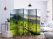 Room Separator Morning in the Countryside II (5-piece) - landscape of green fields against mountains 132955 additionalThumb 2
