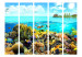 Room Divider Screen Heavenly Maldives II (5-piece) - colorful fish and turtles against an ocean backdrop 133155 additionalThumb 3