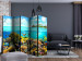 Room Divider Screen Heavenly Maldives II (5-piece) - colorful fish and turtles against an ocean backdrop 133155 additionalThumb 4
