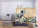 Room Divider Screen Hokusai: The Great Wave off Kanagawa (Reproduction) II (5-piece) - water 133255 additionalThumb 8