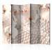 Room Divider Treasures of Elegance II - lily flowers in a bright composition with 3D imitation 133855