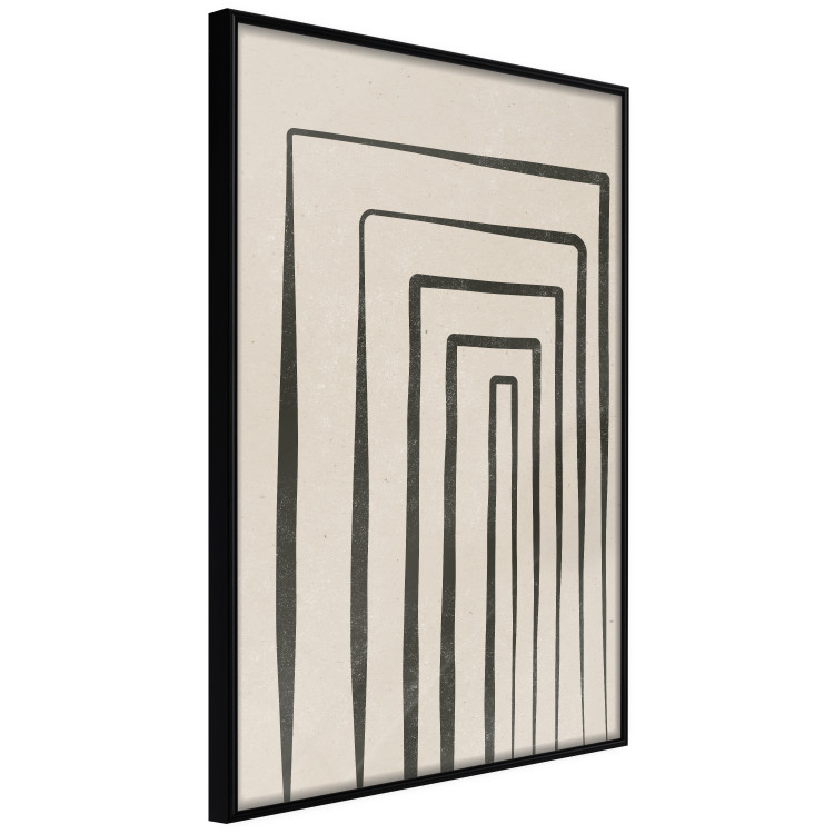 Wall Poster High Colonnade - black lines creating patterns in abstract motif 134355 additionalImage 13
