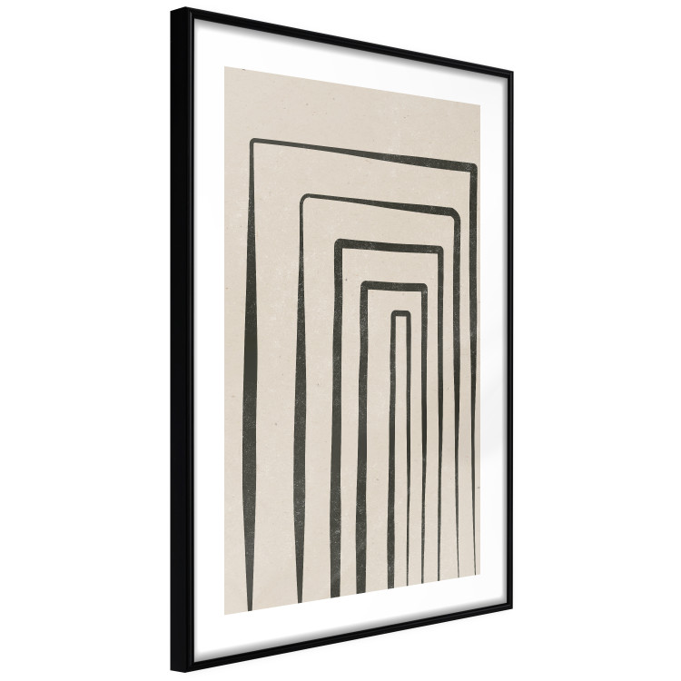 Wall Poster High Colonnade - black lines creating patterns in abstract motif 134355 additionalImage 14