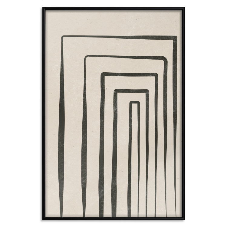 Wall Poster High Colonnade - black lines creating patterns in abstract motif 134355 additionalImage 18