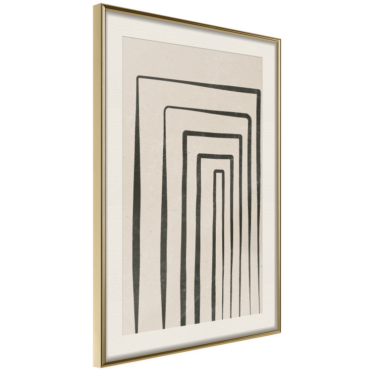 Wall Poster High Colonnade - black lines creating patterns in abstract motif 134355 additionalImage 6