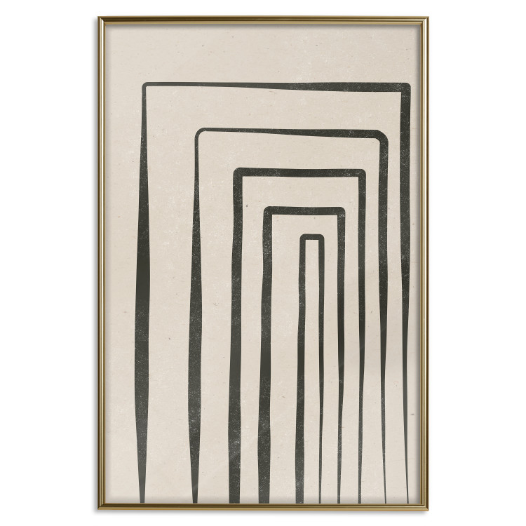 Wall Poster High Colonnade - black lines creating patterns in abstract motif 134355 additionalImage 21