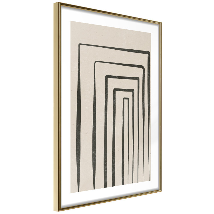 Wall Poster High Colonnade - black lines creating patterns in abstract motif 134355 additionalImage 10
