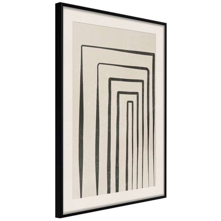 Wall Poster High Colonnade - black lines creating patterns in abstract motif 134355 additionalImage 4