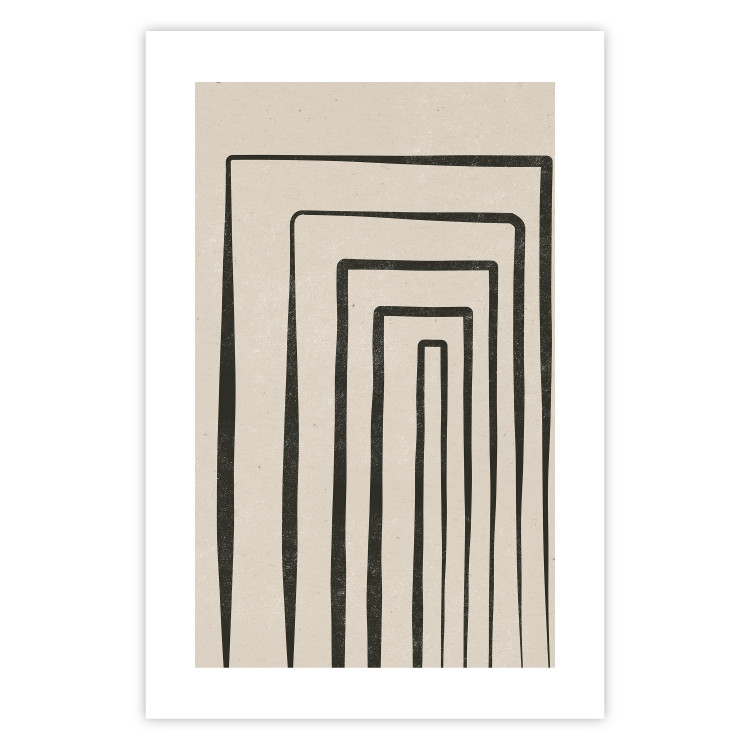 Wall Poster High Colonnade - black lines creating patterns in abstract motif 134355 additionalImage 19