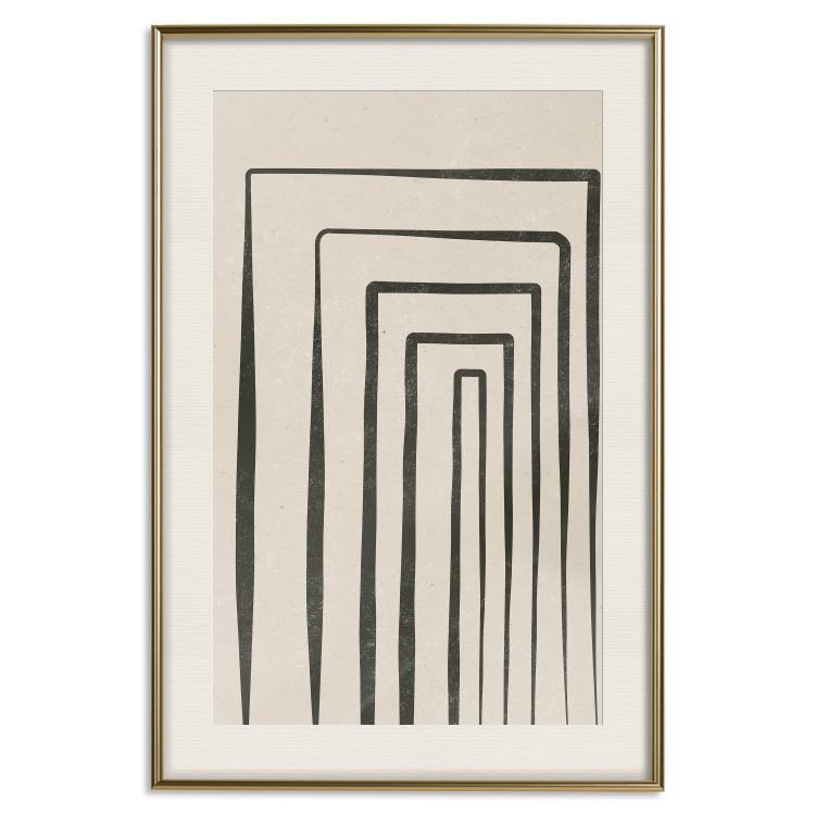 Wall Poster High Colonnade - black lines creating patterns in abstract motif 134355 additionalImage 20