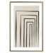 Wall Poster High Colonnade - black lines creating patterns in abstract motif 134355 additionalThumb 16