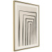Wall Poster High Colonnade - black lines creating patterns in abstract motif 134355 additionalThumb 6