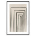 Wall Poster High Colonnade - black lines creating patterns in abstract motif 134355 additionalThumb 15