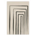 Wall Poster High Colonnade - black lines creating patterns in abstract motif 134355