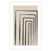 Wall Poster High Colonnade - black lines creating patterns in abstract motif 134355 additionalThumb 19