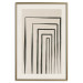 Wall Poster High Colonnade - black lines creating patterns in abstract motif 134355 additionalThumb 20